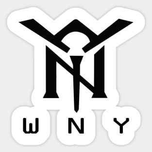 Comfy Why Not You WNY T-Shirt Sticker